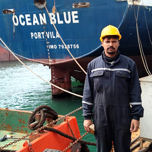 KUNAL KUMAR TANDEL - TR Engine Rating on M/V Ocean Blue KUNAL KUMAR TANDEL - TR Engine Rating on M/V Ocean Blue