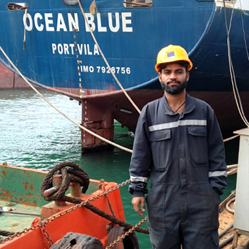 SAHIL ANSARI - TR Deck Rating on M/V Ocean Blue SAHIL ANSARI - TR Deck Rating on M/V Ocean Blue